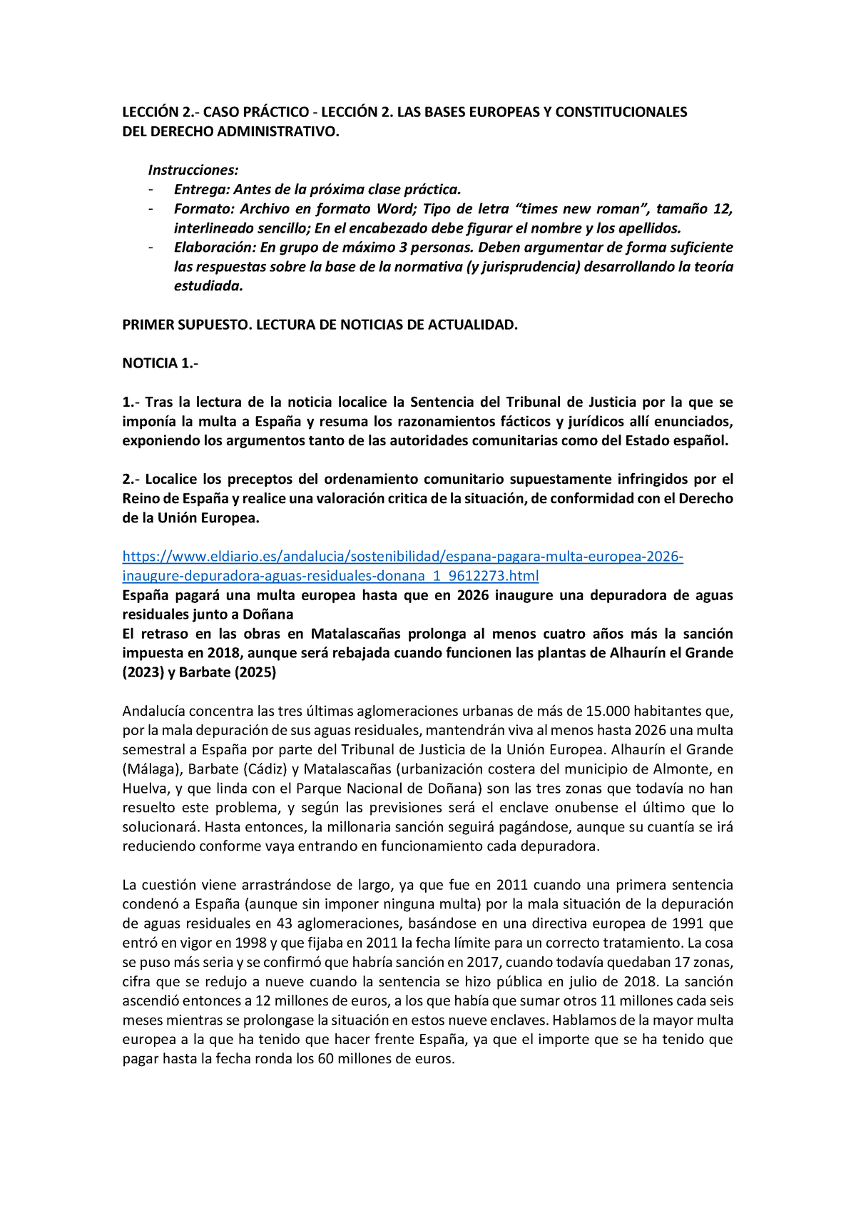 Caso Práctico Tema 2 Derecho Administrativo Casos Prácticos De LecciÓn 2 Caso PrÁctico 6111