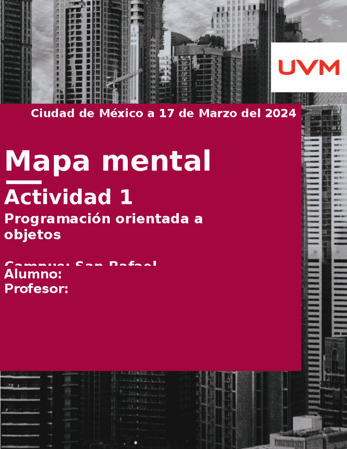 A1 Mapa mental Programación orientada a objetos - Página 1 de 7 Mapa ...