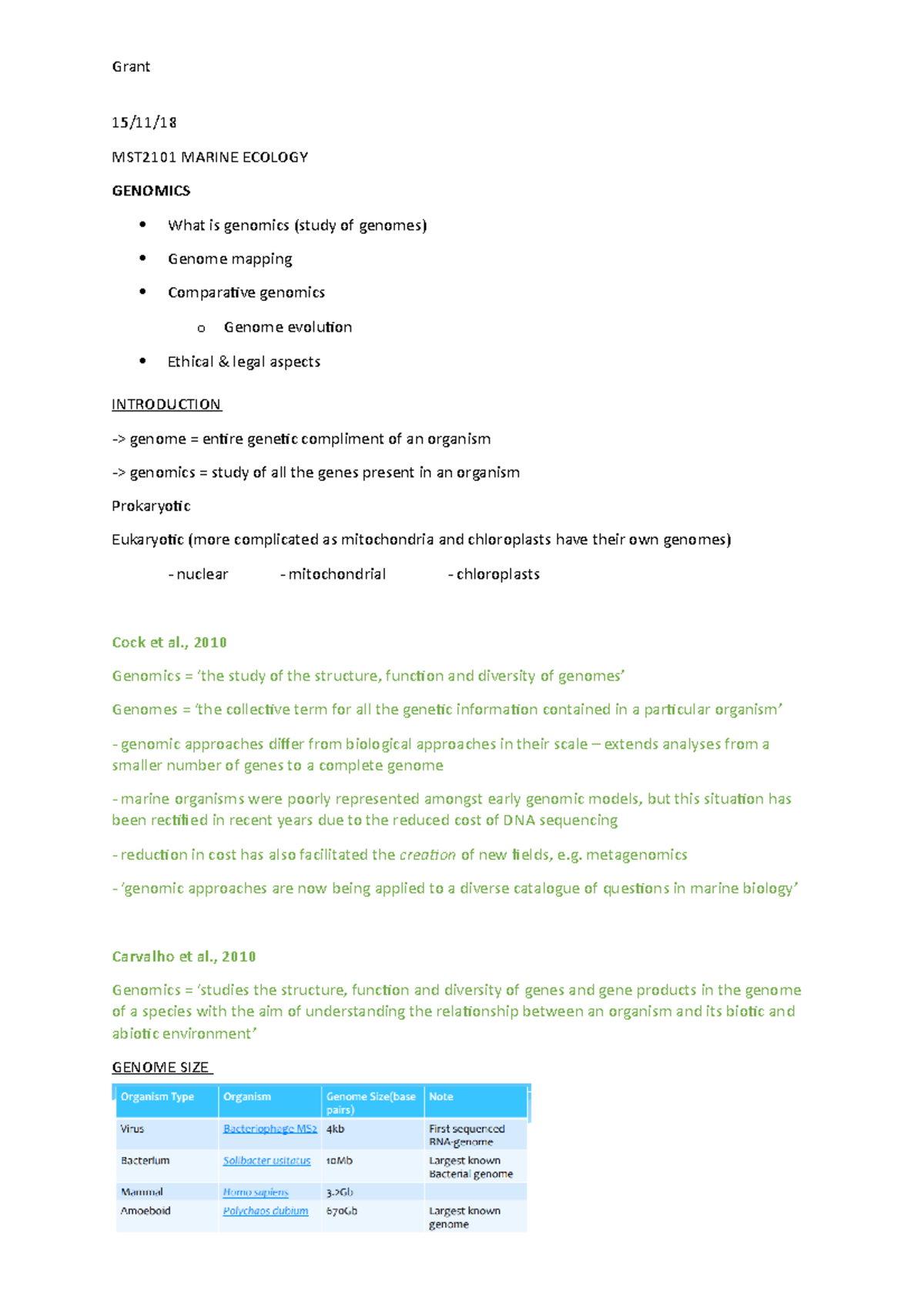 Marine Genomics 15 11 Mst2101 Marine Ecology Genomics What Is