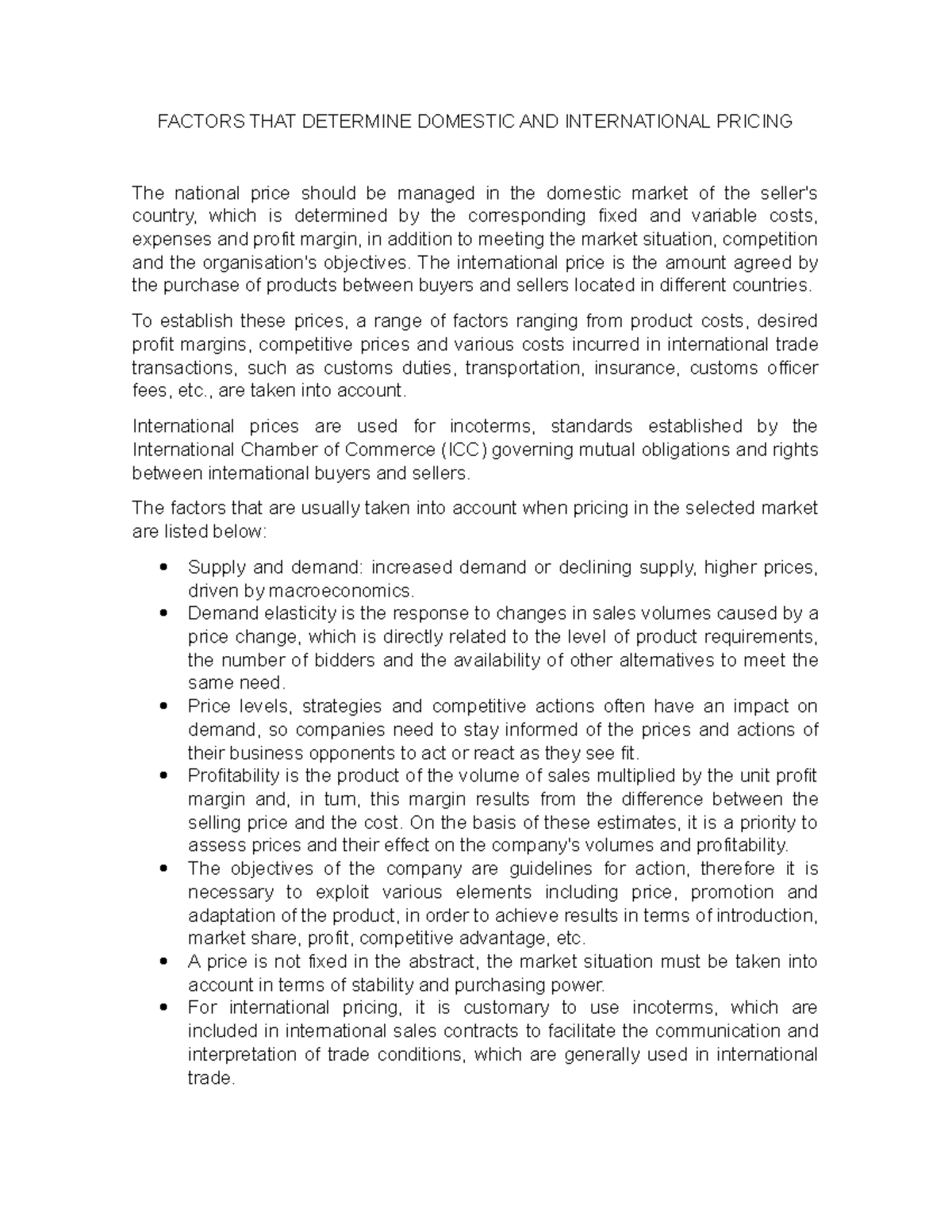 factors-that-determine-domestic-and-international-pricing-the