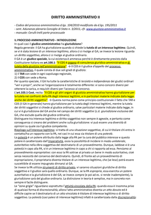 Cap 4 Amm 2 - Riassunto Giustizia Amministrativa, Clarich, Cap 4 Amm 2 ...