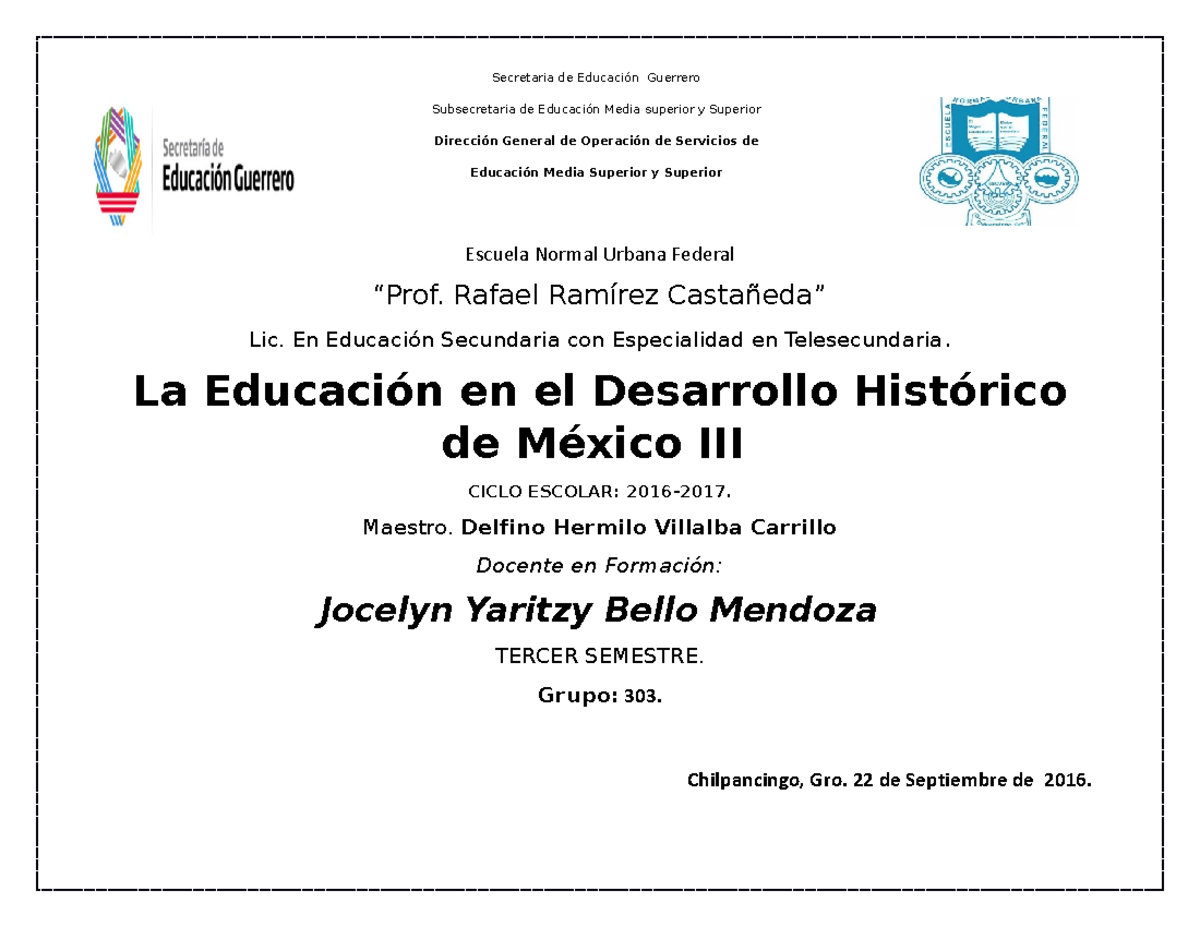 337060489 Mapa Mental Historia - Escuela Normal Urbana Federal “Prof ...