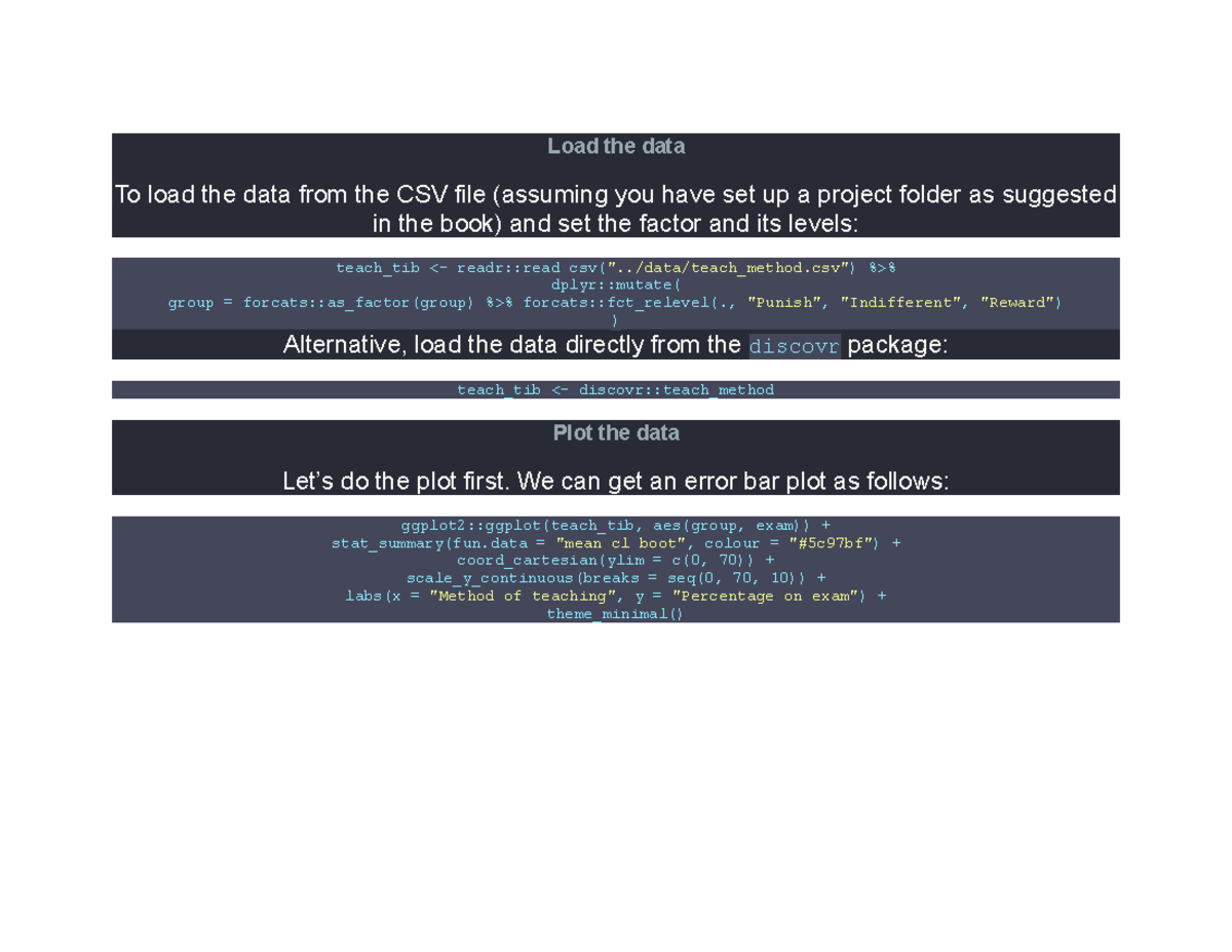 Q4 - abc - Load the data To load the data from the CSV file (assuming ...