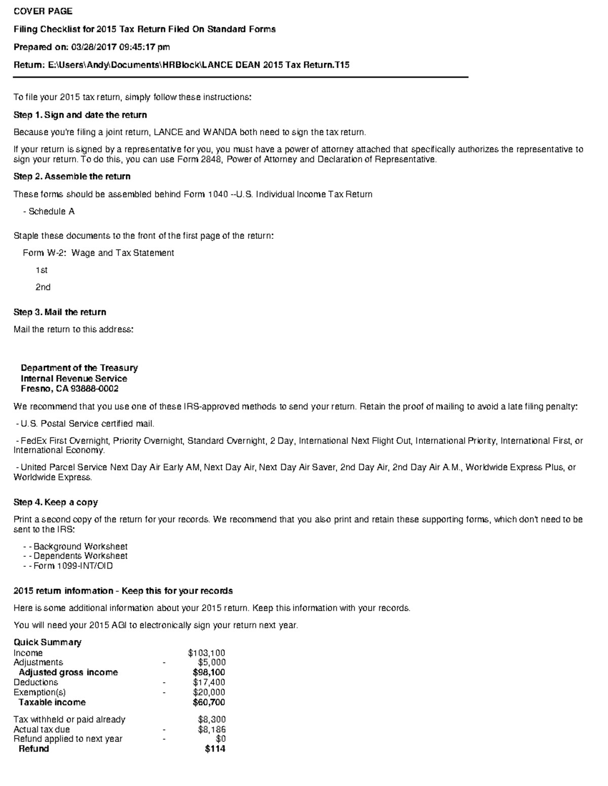 Itemized Deduction Worksheet 2015 - Promotiontablecovers