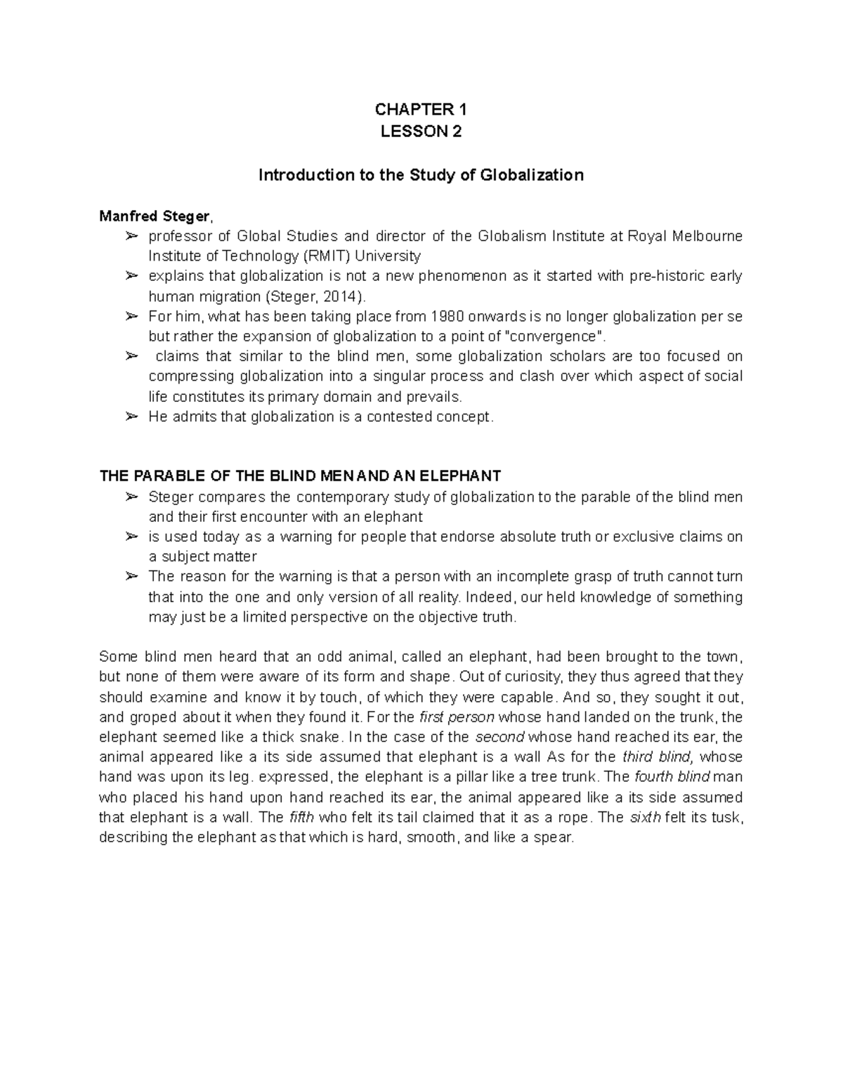 Chapter 1 Leesson 2 Con World - CHAPTER 1 LESSON 2 Introduction to the ...