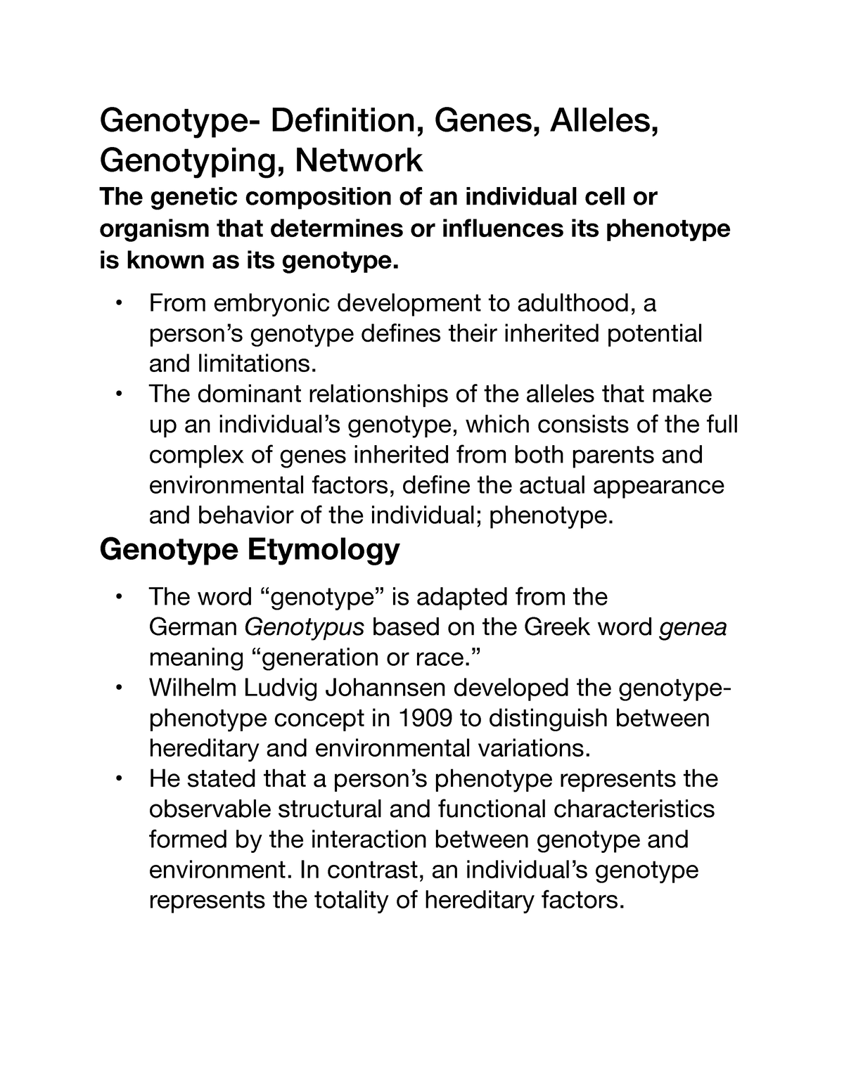 phenotype definition
