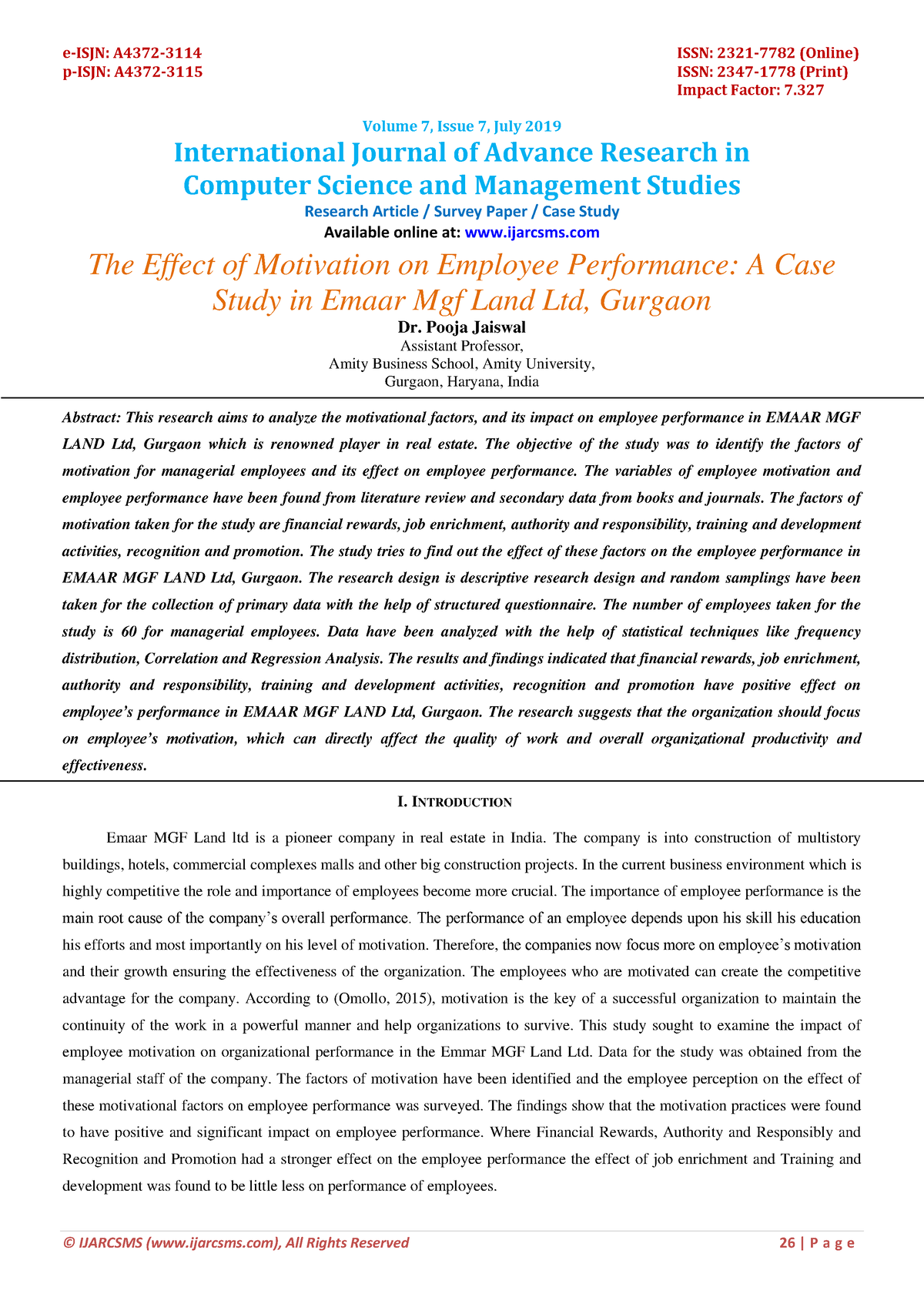 literature review on effect of motivation on employee productivity