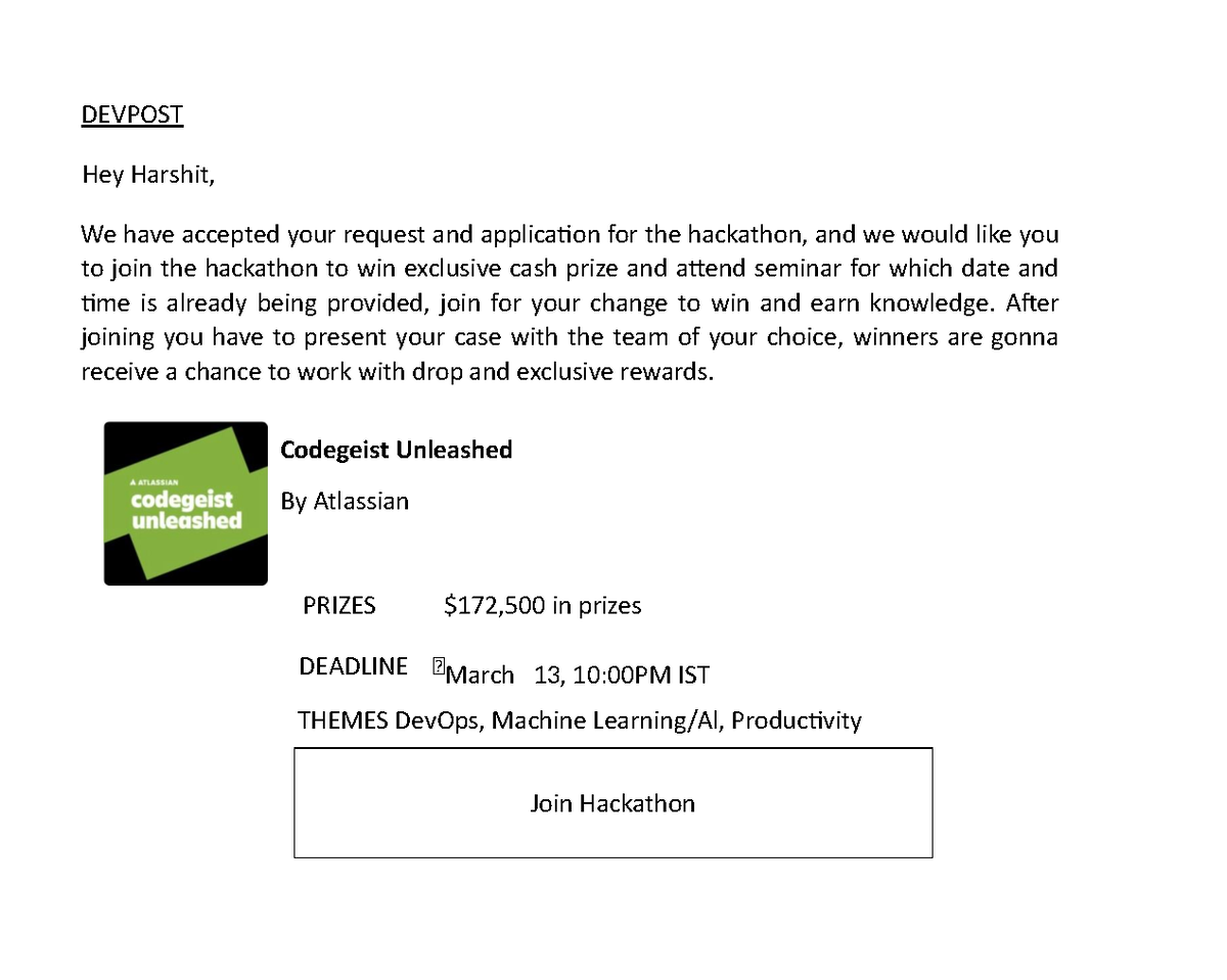 DLL (1) (3) (3) - DEVPOST We have accepted your request and application ...