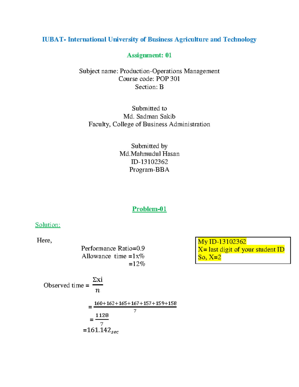 iubat assignment cover page pdf