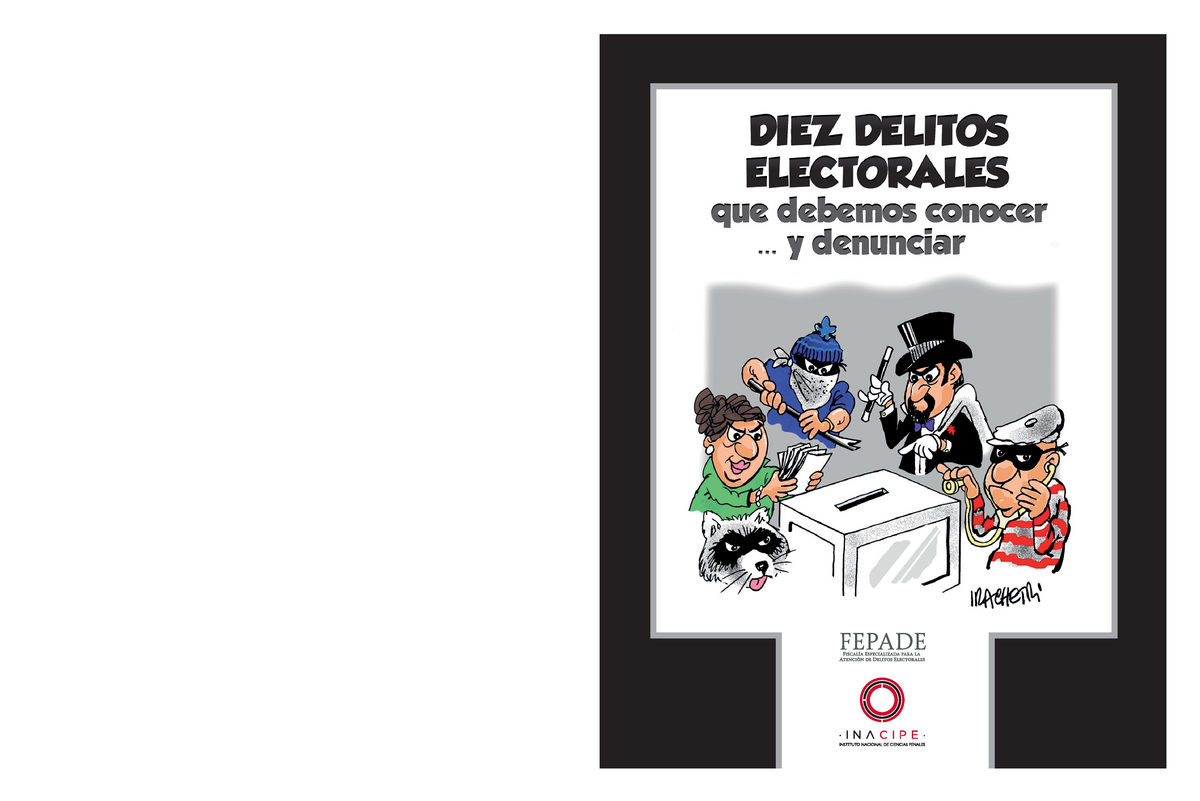 10 Delitos Electorales Diez Delitos Electorales Que Debemos Conocer Y Denunciar © Instituto 9411