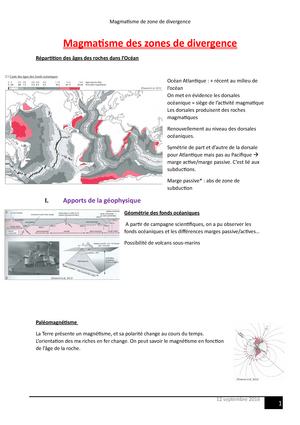 [Solved] Je Narrive Pas Accder Au Cours Magmatisme Des Zones De ...