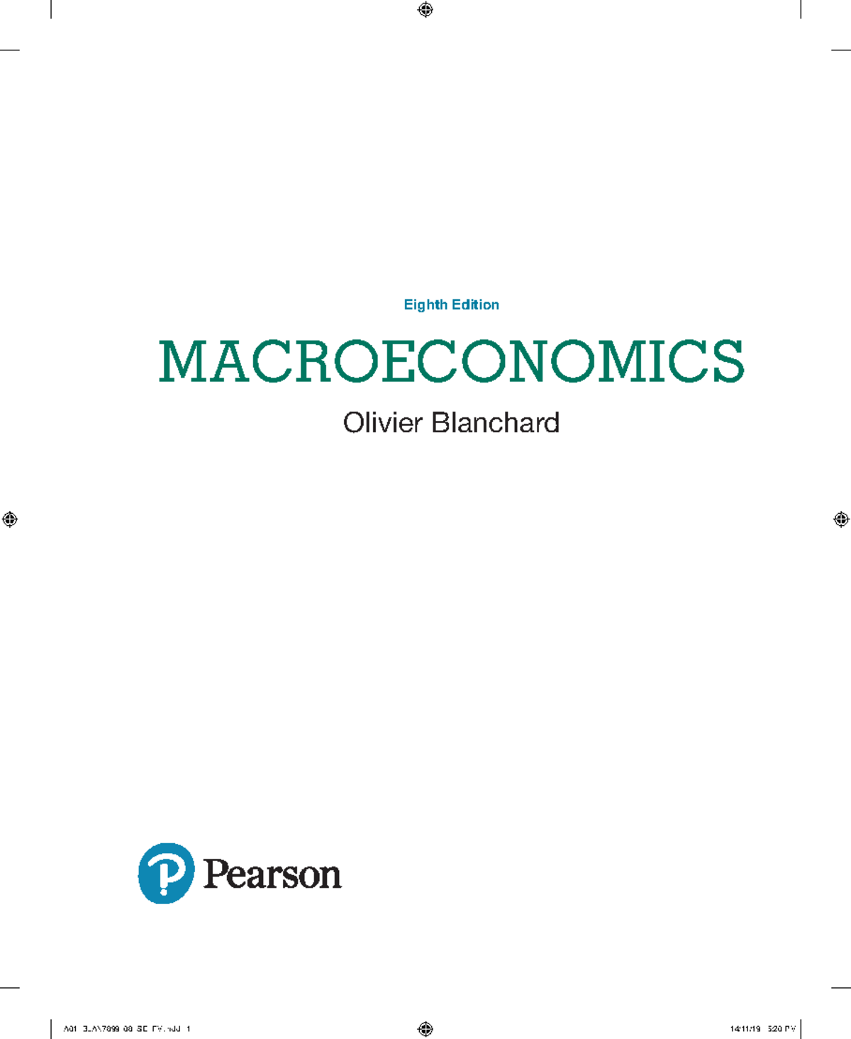 Pdfcoffee - MACROECONOMICS Eighth Edition Olivier Blanchard Please ...