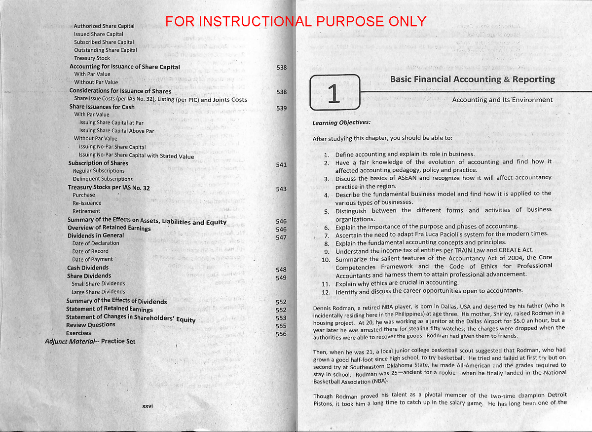 Accounting 01 CHAP 1 - BS In Accountancy - Studocu