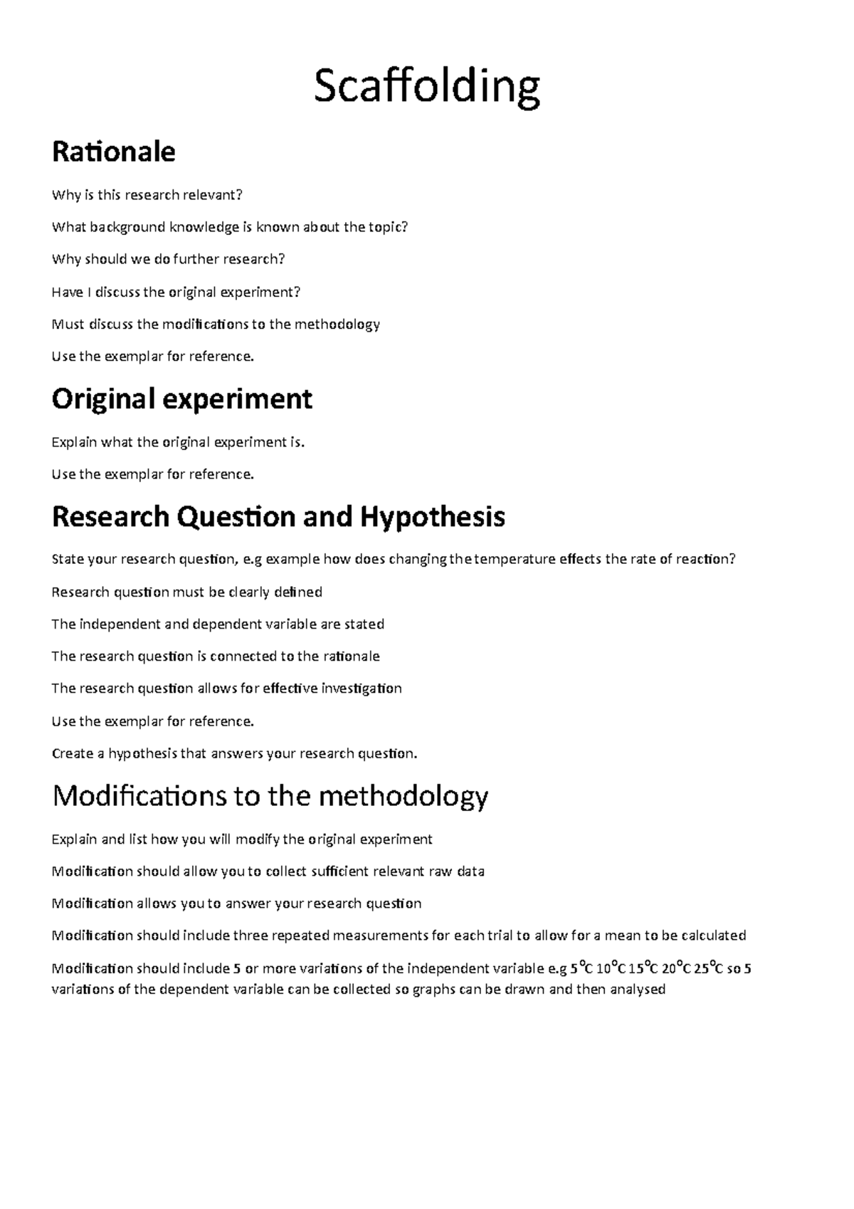 Scaffolding - crap - Scaffolding Rationale Why is this research ...