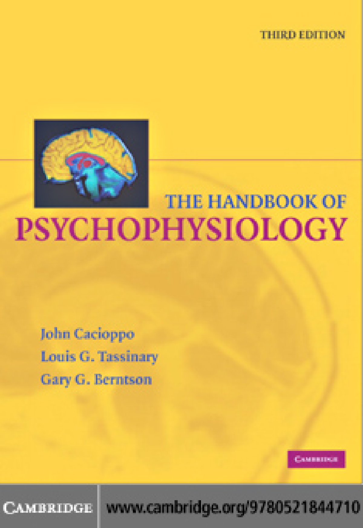 Handbook Of Psychophysiology - This Page Intentionally Left Blank THIRD ...