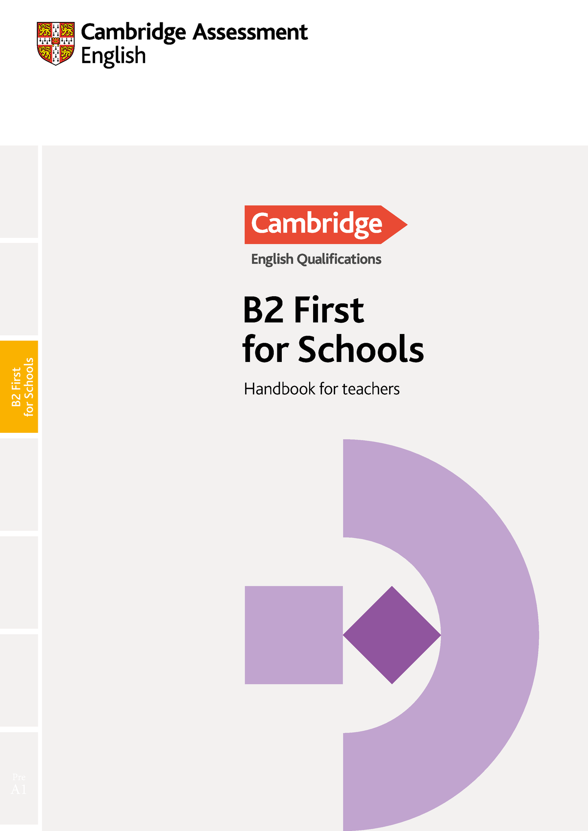 167792 B2 First For Schools Handbook - B2 First For Schools Handbook ...