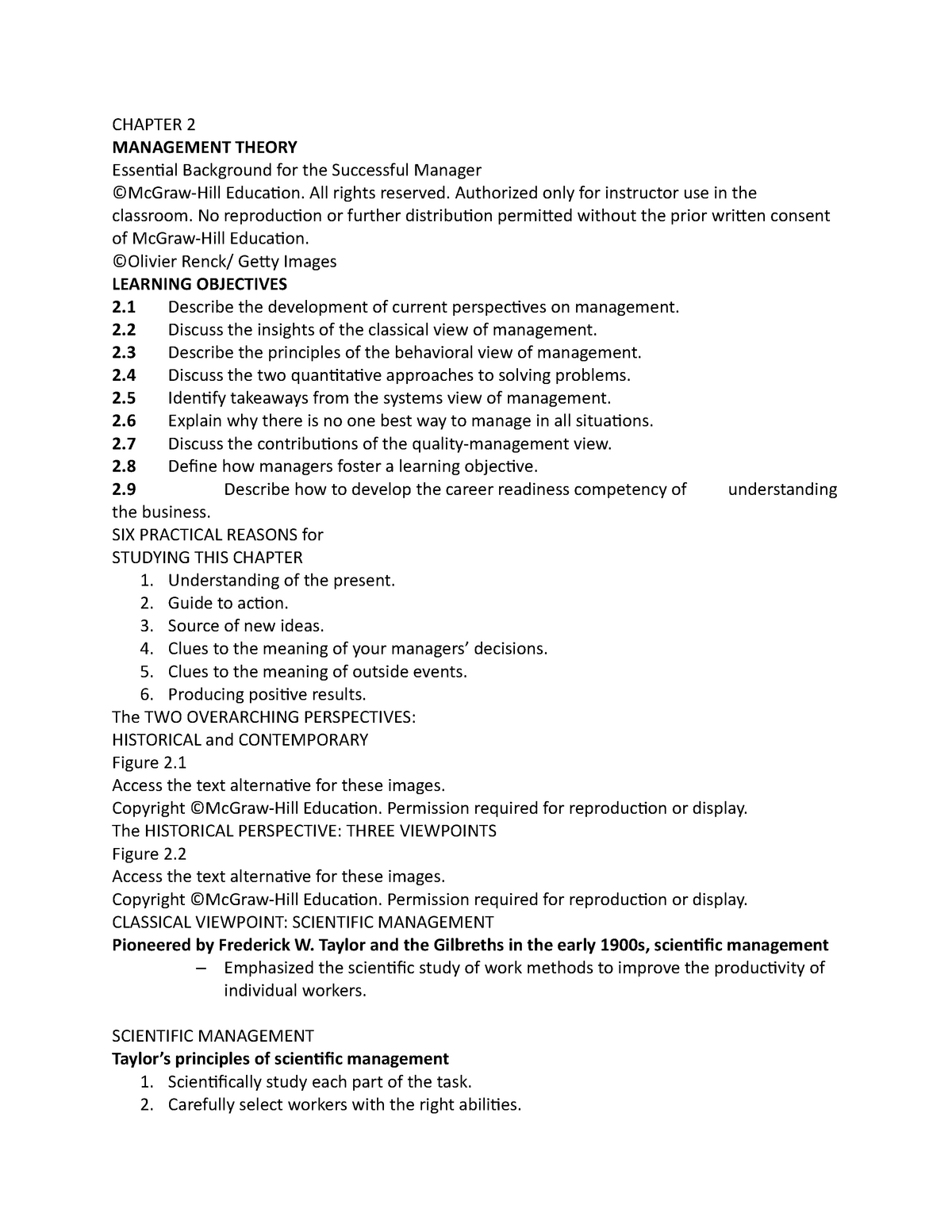 Essential Backgrounds For Management - CHAPTER 2 MANAGEMENT THEORY ...