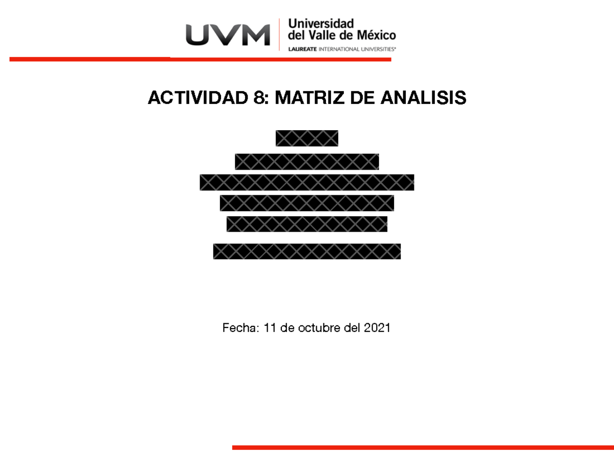 A 8 Equipo 6 Actividad 8 Actividad 8 Matriz De Analisis Fecha 11