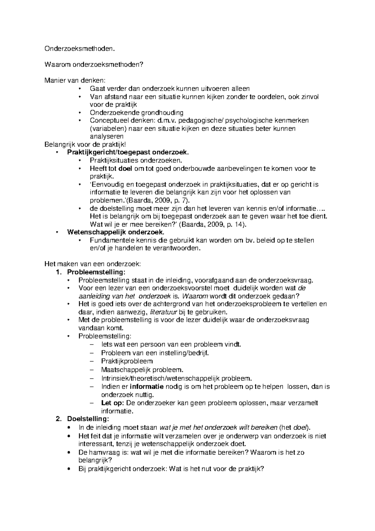 Samenvatting Onderzoeksmethoden beknopt - Onderzoeksmethoden. Waarom ...