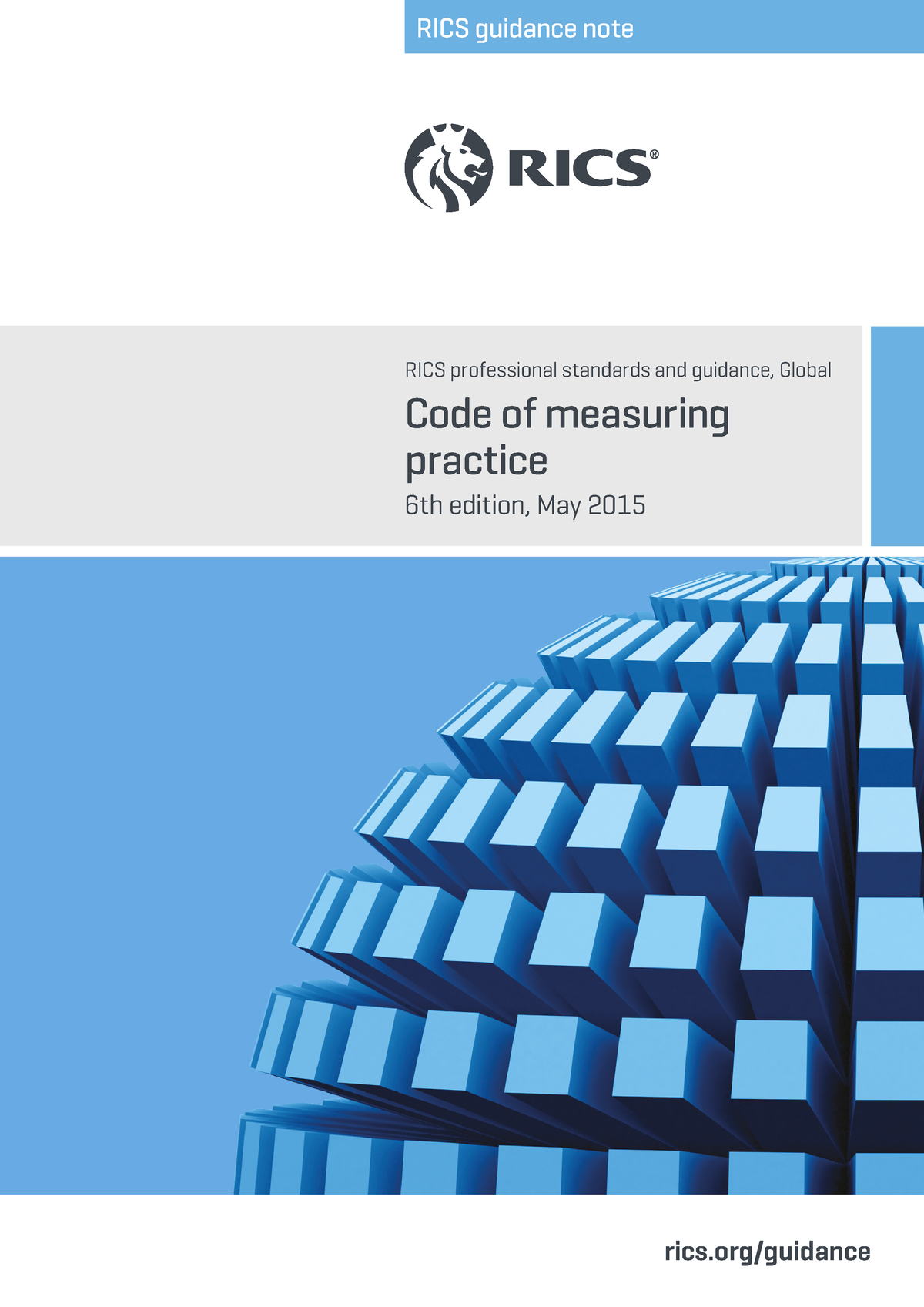 RICS Code of Measuring Practice - rics/guidance RICS guidance note RICS ...