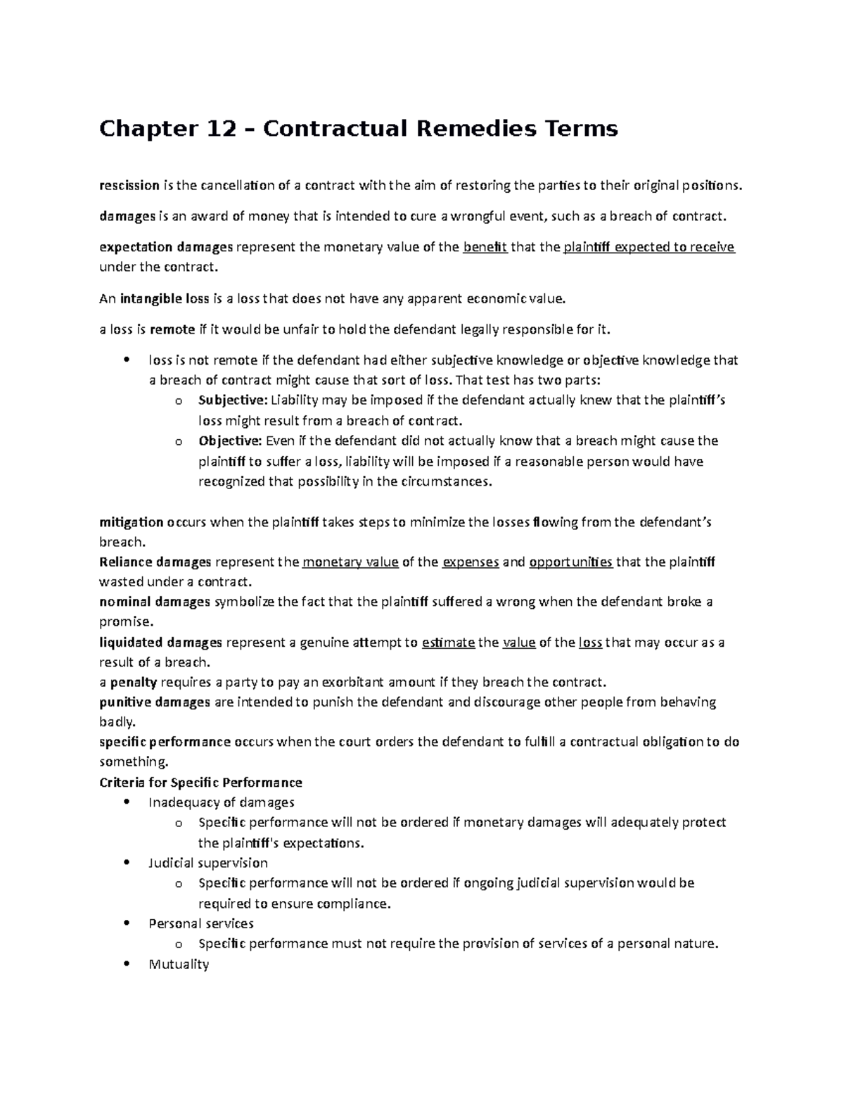 chapter-12-terms-chapter-12-contractual-remedies-terms-rescission-is