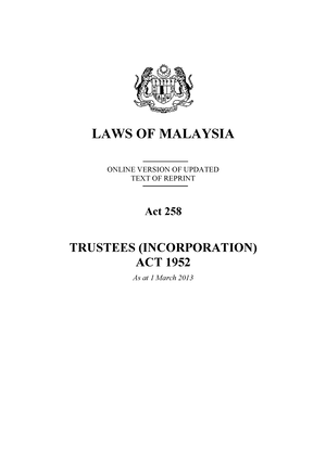 Akta Keterangan - Act - UNDANG-UNDANG CETAKAN SEMULA MALAYSIA ...