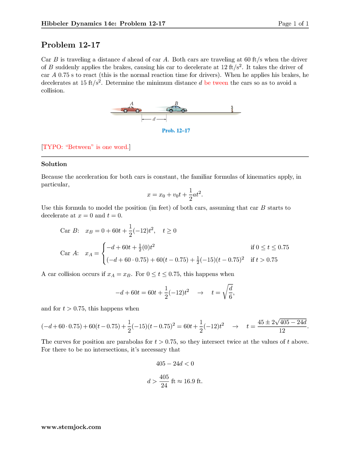 Hibbeler D 14e Ch12p17 - Hibbeler Dynamics 14e: Problem 12-17 Page 1 Of ...