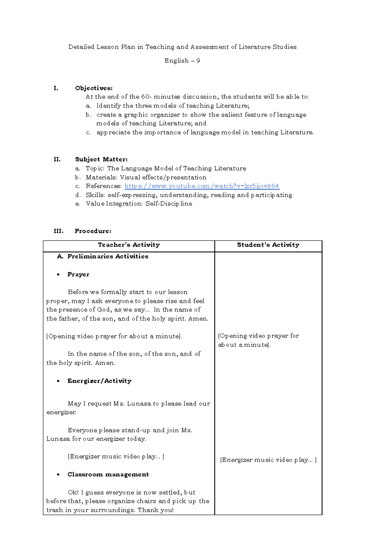 Detailed lesson plan about Modal Verbs - Detailed Lesson Plan in ...