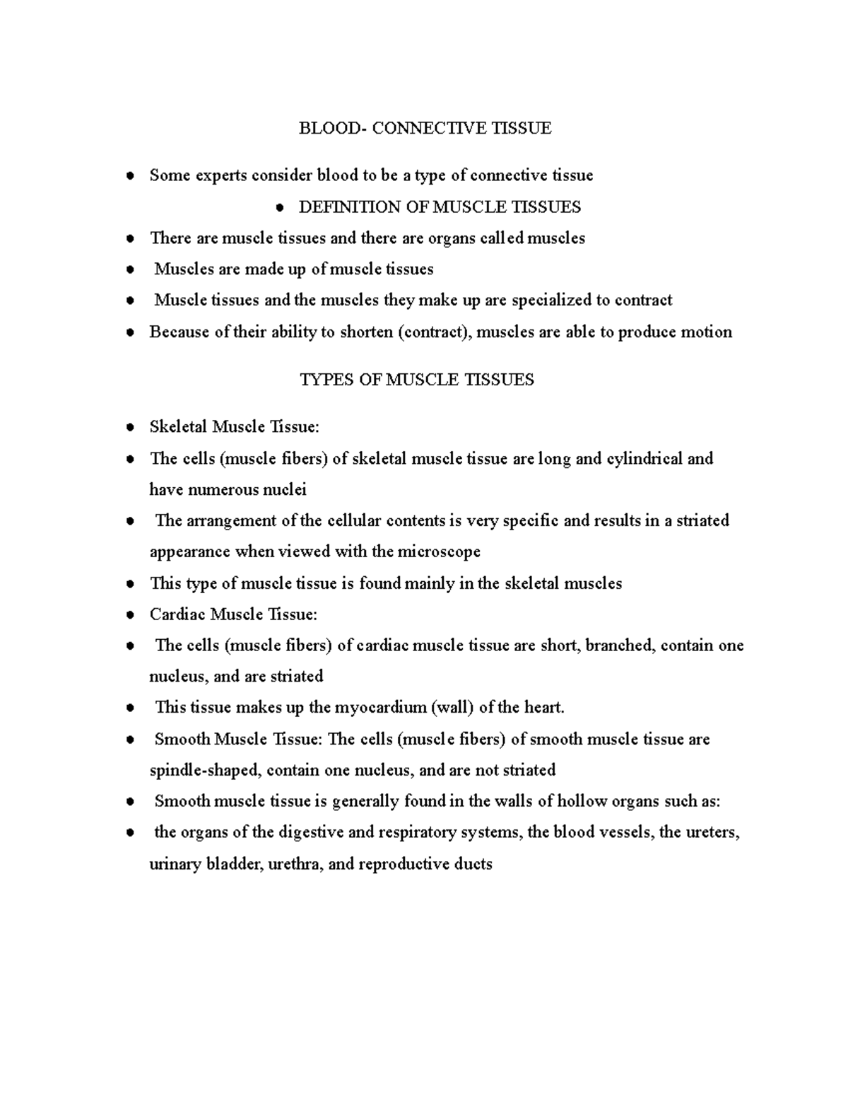 blood-and-muscle-types-study-notes-blood-connective-tissue-some