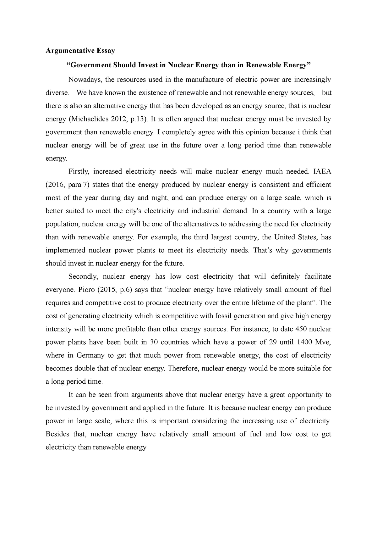 persuasive essay about nuclear energy