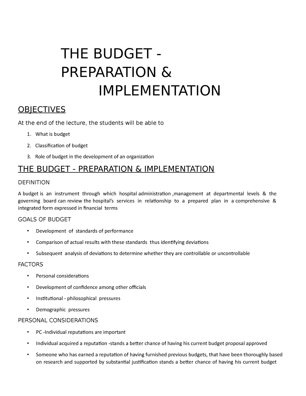 chapter-17-the-budget-preparation-implementation-the-budget