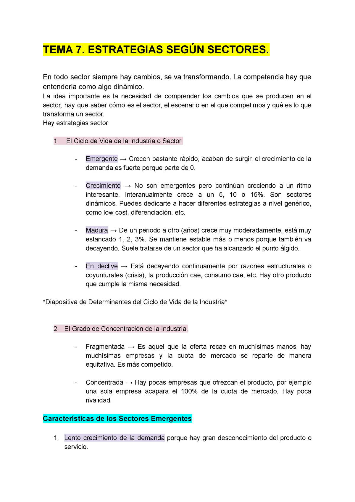 TEMA 7 - Apuntes Del Tema 7 De Dirección Estratégica. - TEMA 7 ...