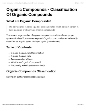 Difference Between Organic and Inorganic Compounds Key Differences ...