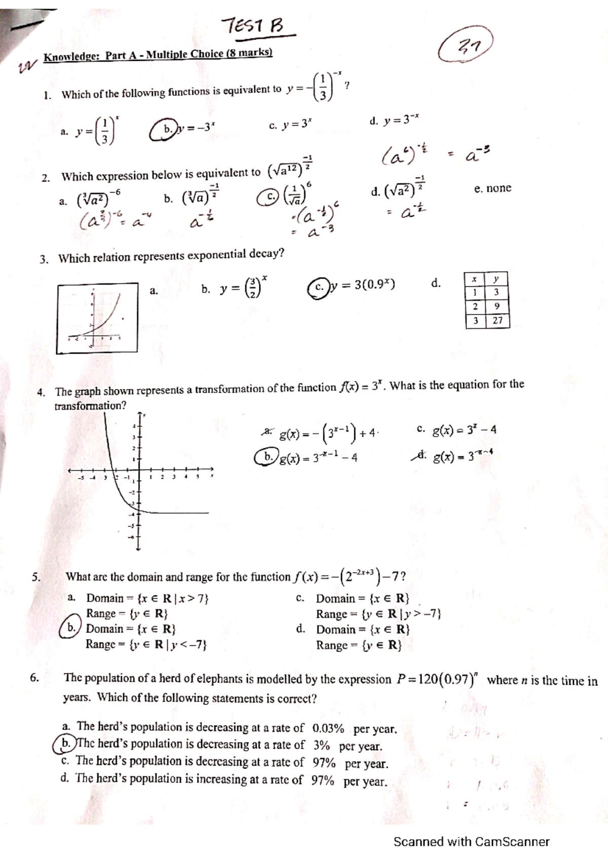 Unit 4 Test B - Unit 4 Test B - Studocu