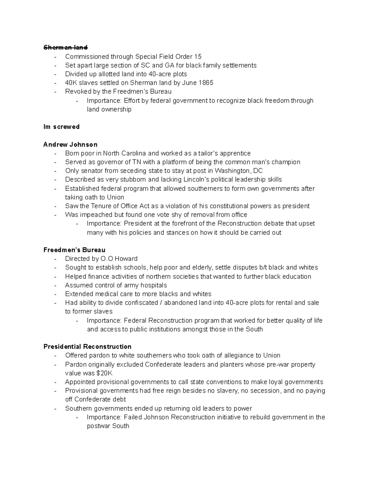 GML Chapter 15 Sherman land Commissioned through Special Field