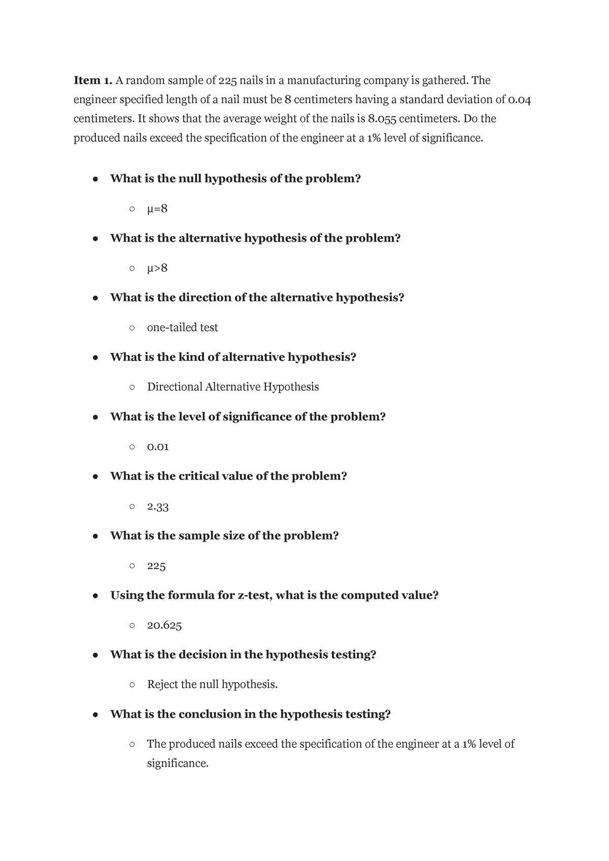 question and hypothesis worksheet answers