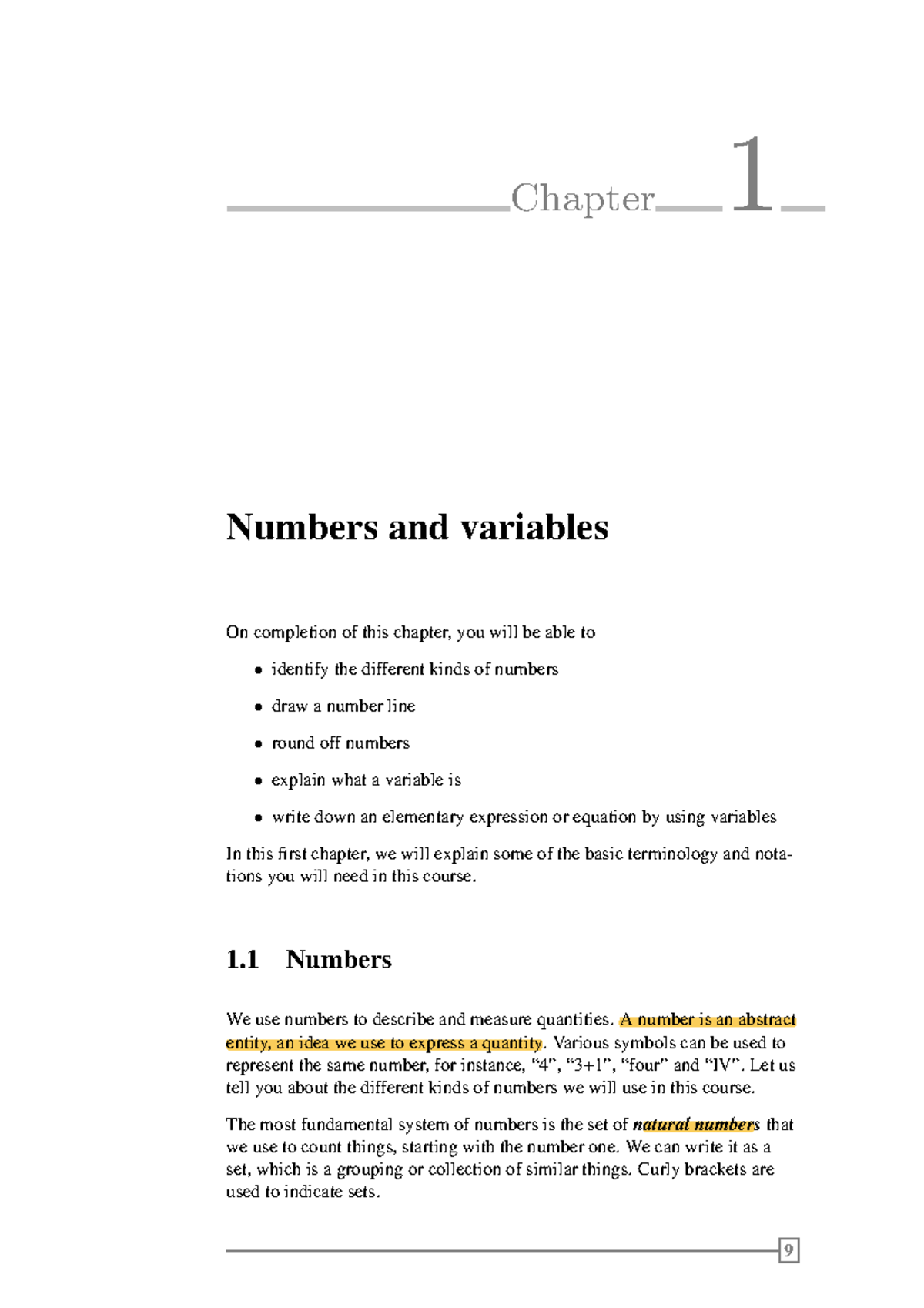 Bnu1501 Sg Chapter 1 Lecture Notes 1 Chapter 1 Numbers And Variables On Completion Of This Bnu1501 Sg Chapter 1 Lecture Notes 1 Chapter 1 Numbers And Variables On Completion Of This