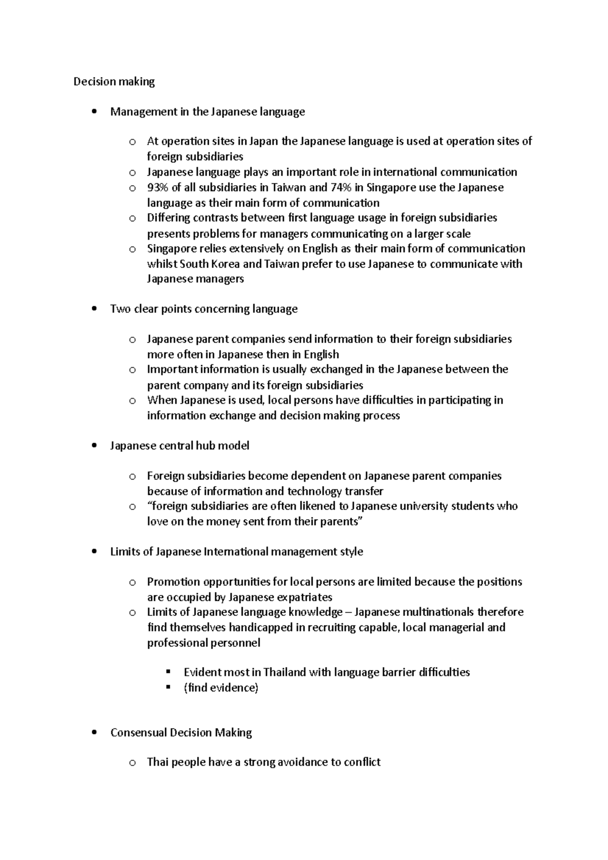 Tutorial Presentation Prep - Decision making Management in the Japanese ...