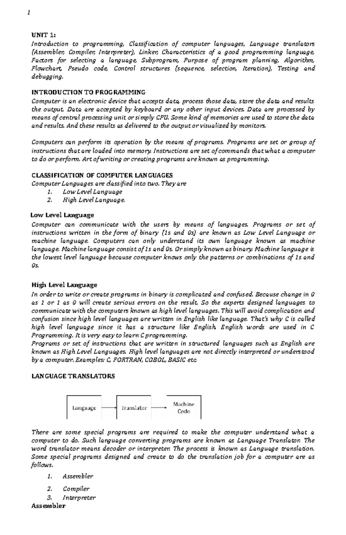 module-1-unit-1-introduction-to-programming-classification-of