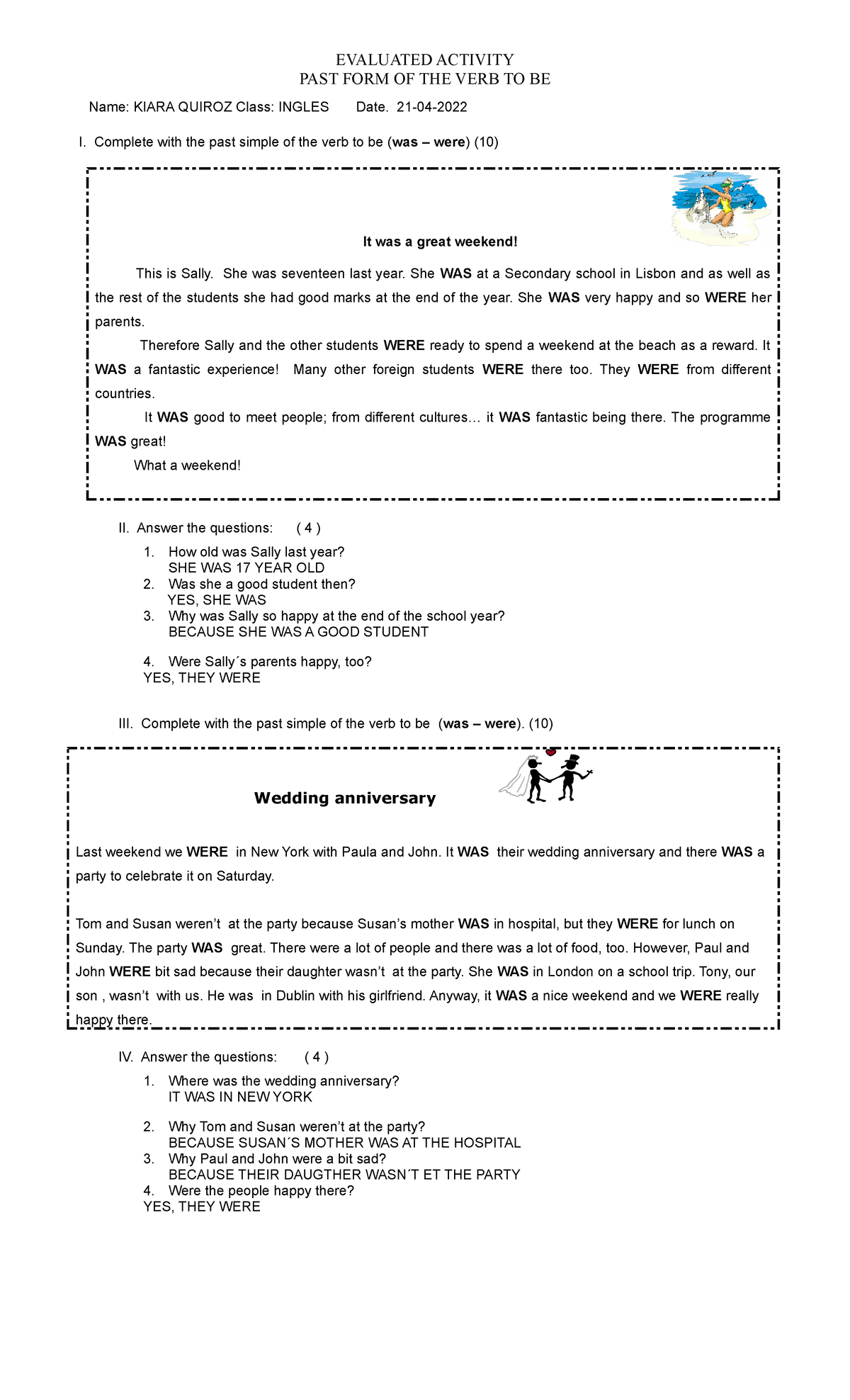 past-tobe-asignatura-evaluated-activity-past-form-of-the-verb-to-be