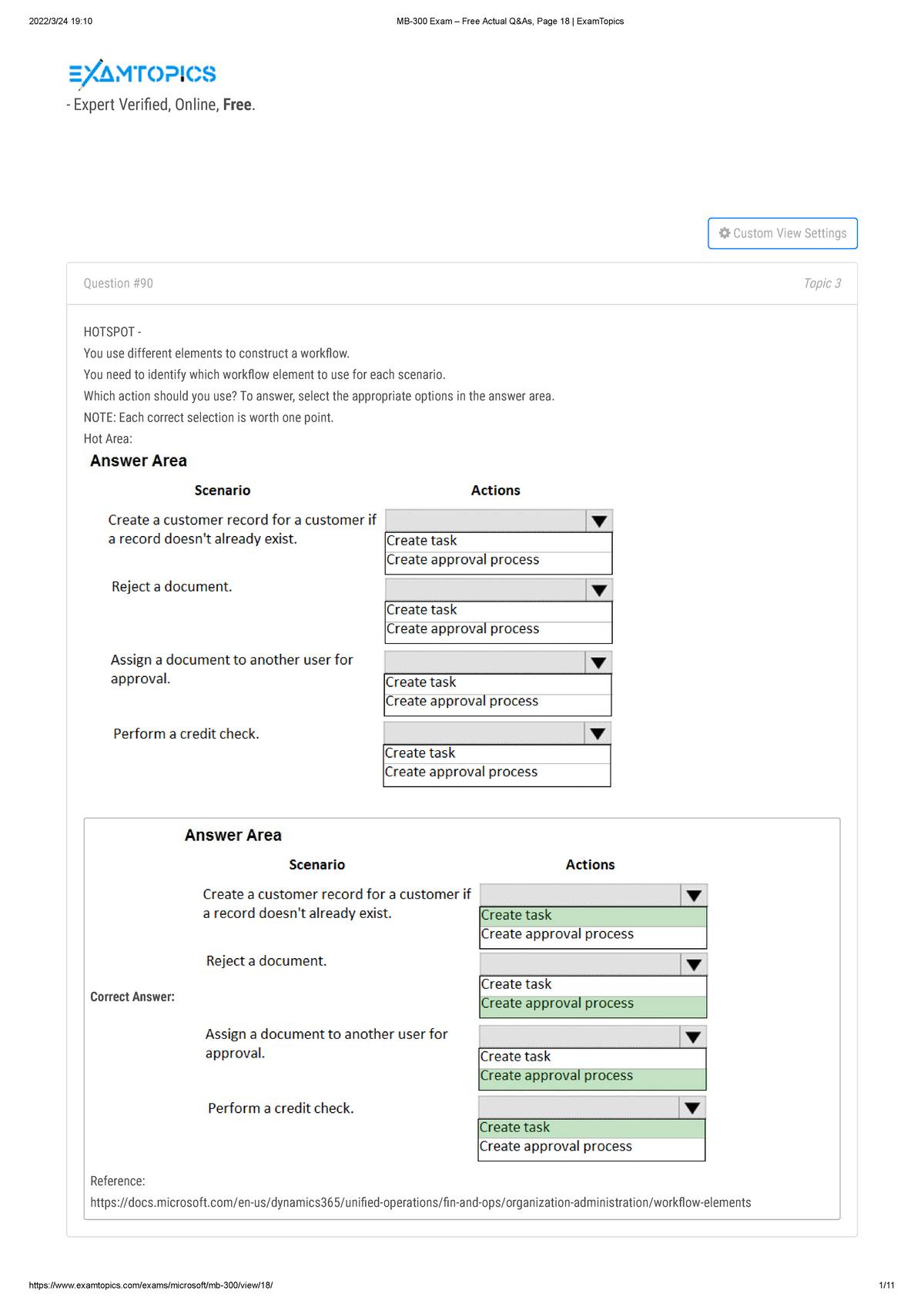 18Database Systems Expert Veried, Online, Free. Custom View Settings