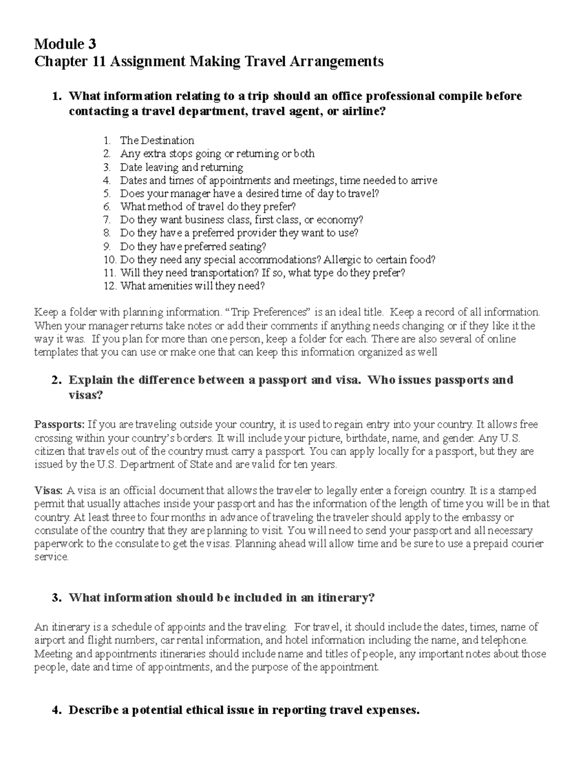 CW OST 215 Chapter 11 Assignment - Module 3 Chapter 11 Assignment ...
