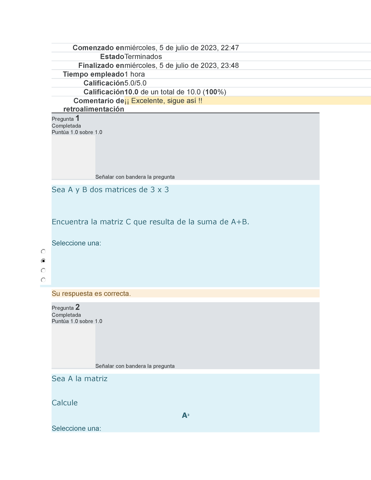 Álgebra Lineal Semana 1 - UTEL - Studocu