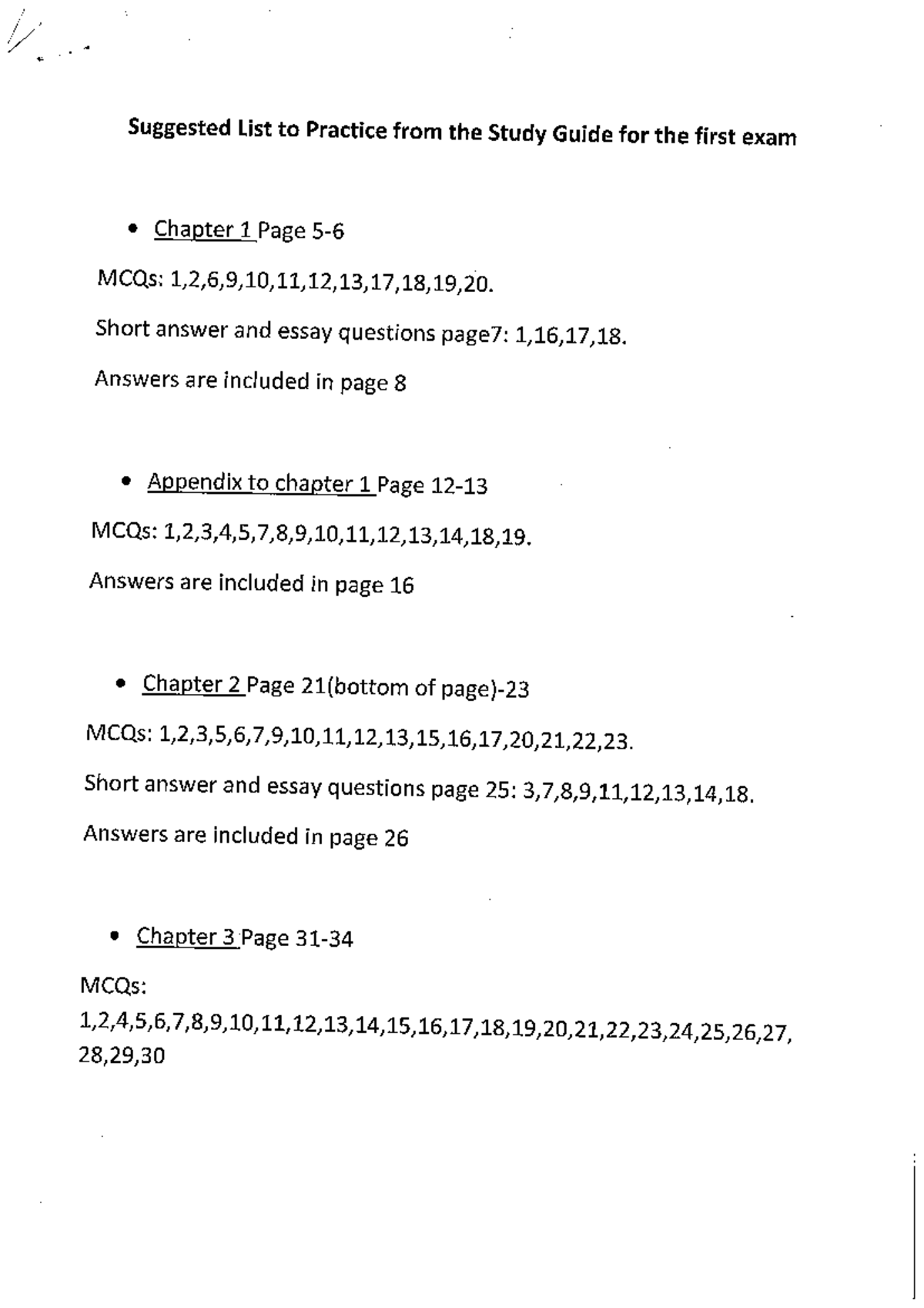 Econ 2011 questions to practice for exam 1 - Intro to Microeconomics ...