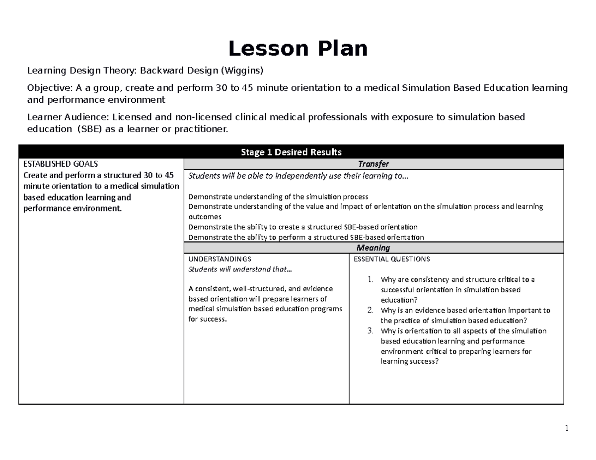 Fase Gerrad JOT2 Task 2 Lesson Plan Part C using Constructivism and ...