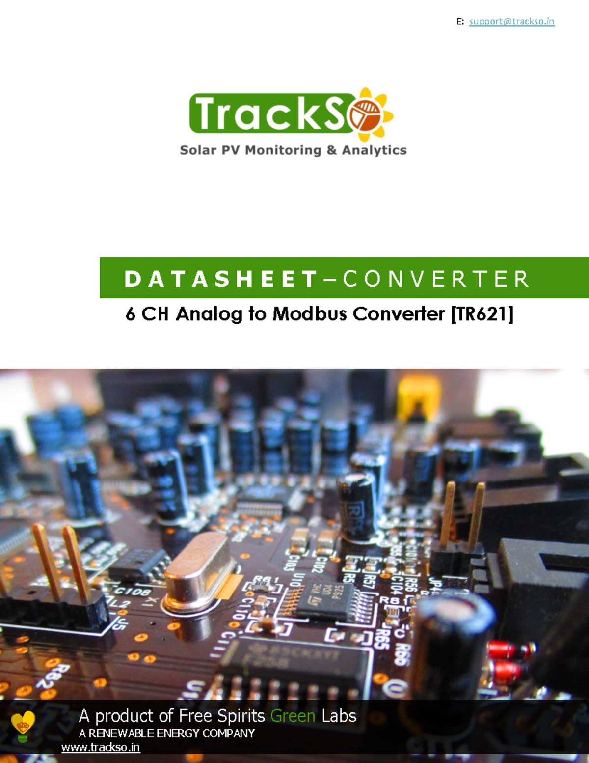 Trackso-6-Analog-to-Modbus-Converter(2) - D A T A S H E E T – C O N V E ...