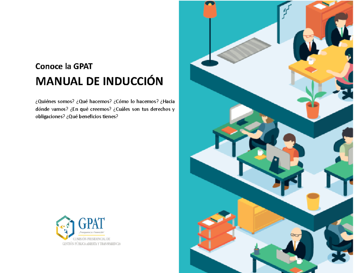 10 6 Diciembre Manual DE Induccion - Conoce la GPAT MANUAL DE INDUCCIÓN