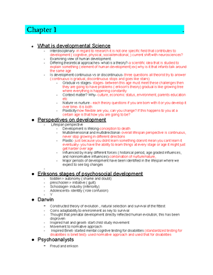 Chapter 2 and 3 developmental - Chapter 2 & 3: genetics, prenatal ...