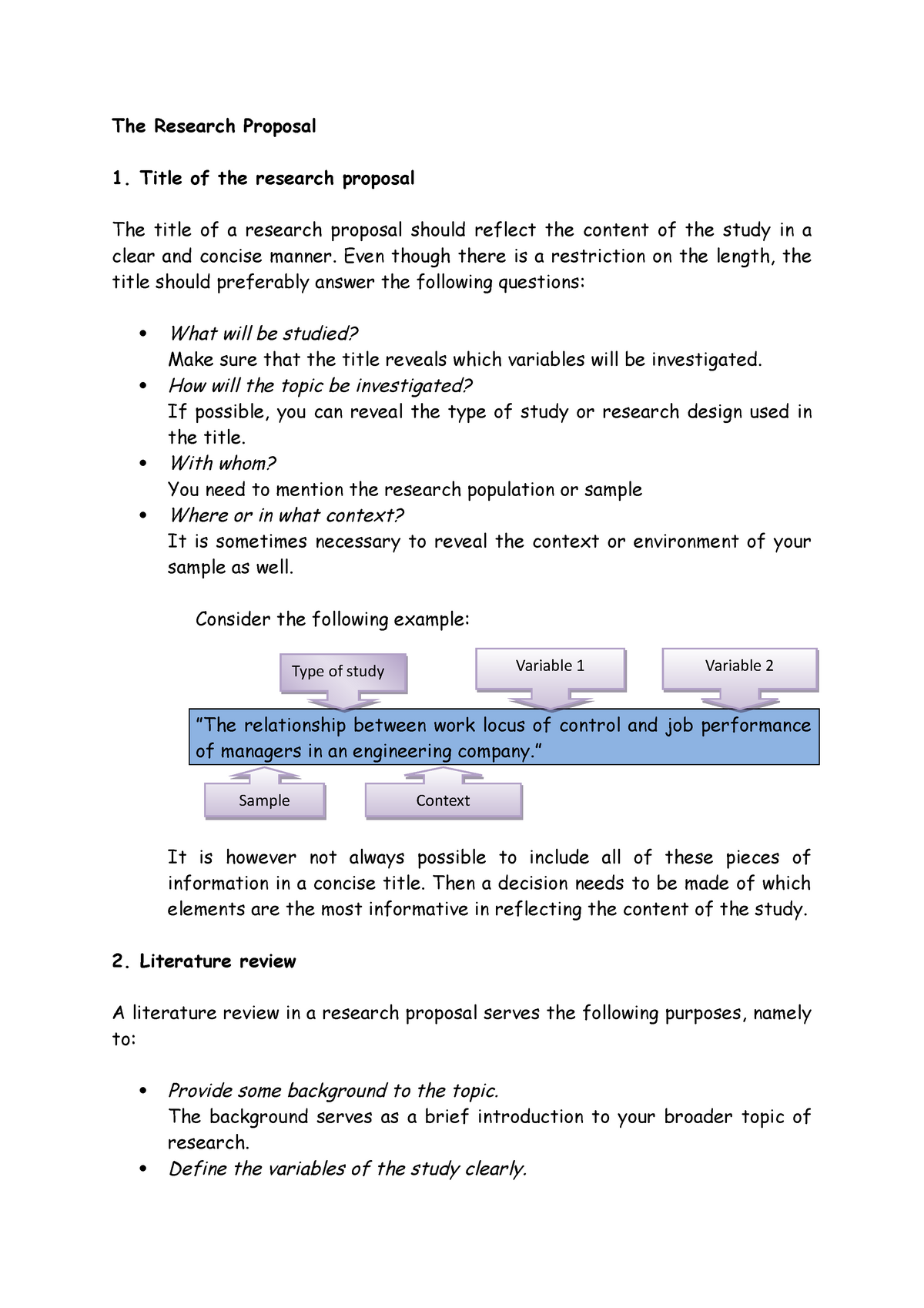 research proposal template uct