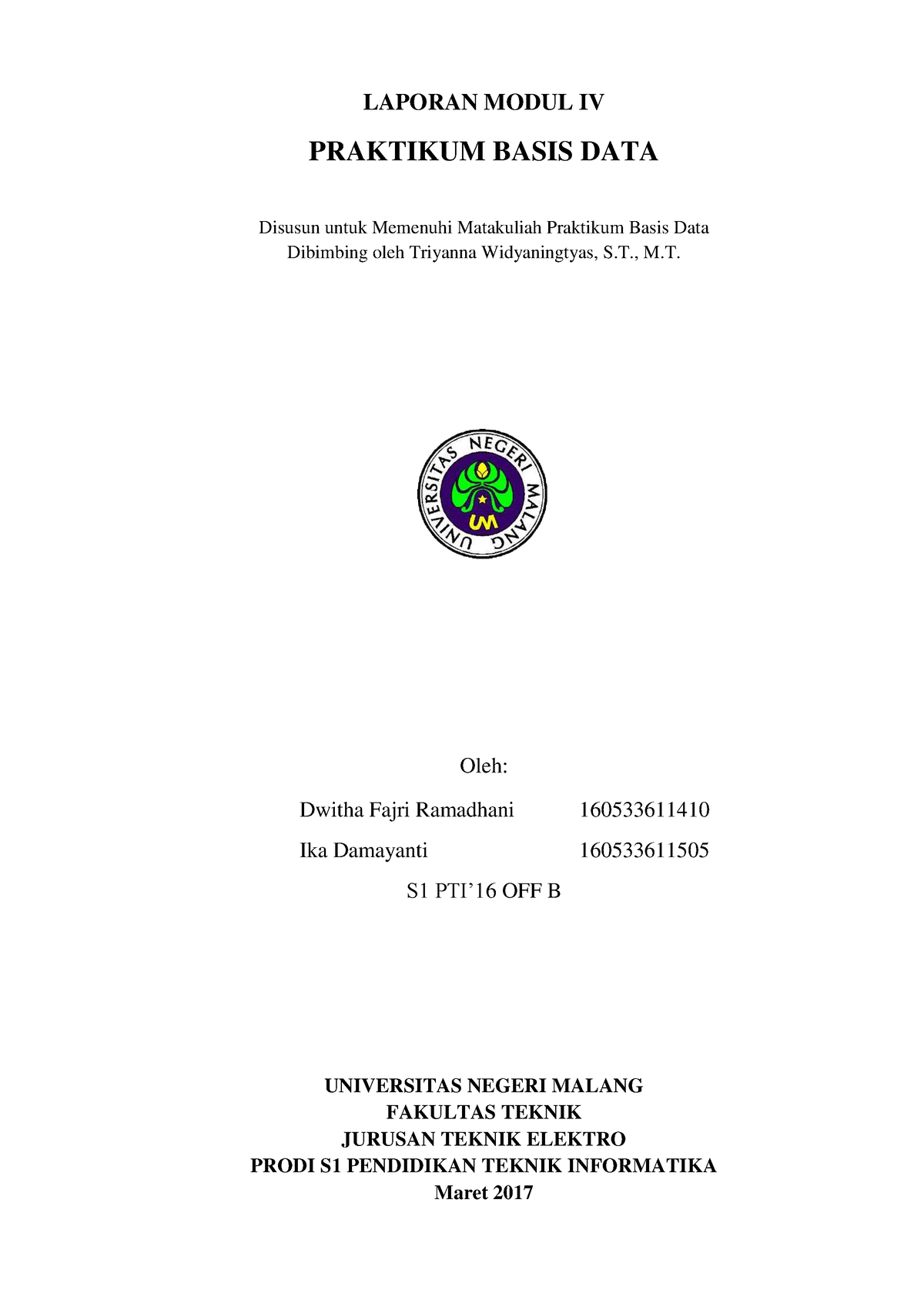 Laporan Modul IV Praktikum Basis Data Fungsi Agregat - LAPORAN MODUL IV ...